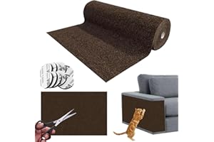 XM-MENGPANWEI Alfombra Rascador para Gatos, Protector Sofa Gatos Arañazo,Protector de Muebles Autoadhesivo 200X40cm,Cat Scratcher,Rascador Gato,Alfombra Arenero Gato,para Protección de Alfombras Sofá de Muebles