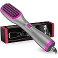 Apoke 3 In 1 Hair Dryer Brush & Straightener Brush Professional 1200W Powerful Ceramic Tourmaline Ionic One-step Hot Air Brush 3 HEAT 2 Speed Hair Prices | Shop Deals Online - View #12