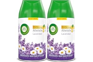 ‎AIR WICK Air Wick Freshmatic Max Raumspray DUO – Nachfüller für den Air Wick Freshmatic Max – Duft: Lavendel – 2 x 250 ml Nachfüller Raumduft und Lufterfrischer