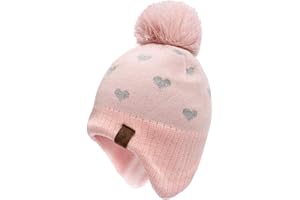 Foruhoo Jungen Wintermütze Beanie Hut, Mädchen Strickmütze Mütze mit Bommel…