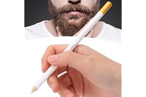 TBEST Strumento, Matita Barbiere Bianca, Matita per Barba, Matita per Fodera per Barba Uomo, Matita per Barba Professionale Filler Matita per Barba per Uso Domestico Liner Sha (Bianco)