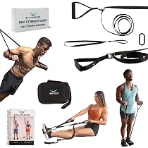 Bullworker Classique 91cm – Appareil De Musculation Isométrique Complet, 5 Ressorts, Résistance Réglable 0-160 Lbs, Housse Incluse
