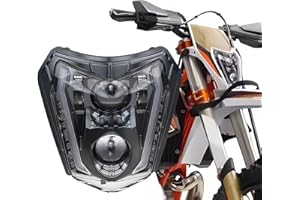 ‎BAMOTOOP Led Motorrad Scheinwerfer e-geprüft für KTM EXC XCW 250 350 450 500 2014-2023 SMC-R 690 Enduro 2019-2023