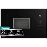 Hisense BIM320G52BG &ndash; Integrated Microwave, 20L, Depth 35 cm, Hydrolytic Self-Cleaning, Automatic Programs, Multi-Stage Cooki