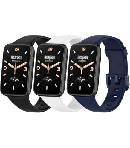 Cinturini Sostitutivi Per Mi Band 7 Pro - 2 Pezzi In Silicone Nero - Foto 7