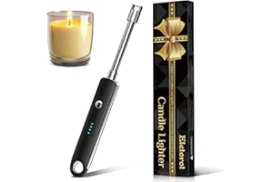 Christmas Stocking Fillers Women: Eletorot Candle Lighter Gifts For Women Her, Rechargeable Arc Electric Lighters, USB Flexible Long Lighter for Tea Lights Gas Stove BBQ Flameless Fire