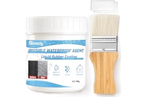 PAISTELY Transparenter Wasserdichter Beschichtungsmittel 300g, Unsichtbar Wasserfester Kleber, Dichtmasse Wasserdicht, Wasserfestes Beschichtungsmittel für Verschiedene Fugen, Risse und Undichtigkeiten (300g)