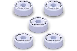 Cympad CYCS15/5W 40/15 mm Chromatics Set - White (Pack of 5)