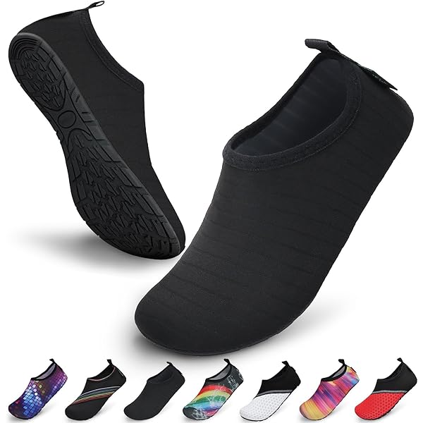 Surwin Chaussures Aquatiques Homme Femme, Minimalistes Barefoot Shoes, Antidérapant Hike Footwear à Séchage Rapide, Pour Piscine, Plage, La Mer