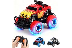 Pup Go Mini Monster Truck Auto RC per Bambini 3-8 Anni, Regalo Natale per Ragazzo, Macchina Telecomandata Veloci Fuoristrada, Macchinina Radiocomandata Elettriche, Giocattolo Regalo Natale Compleanno