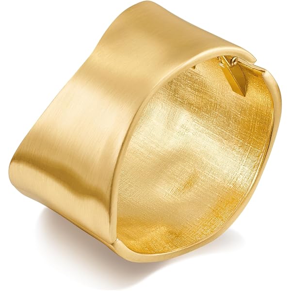 HEEYA Damen Armreif Aus Gold – Verstellbares Manschetten-Armband Mit Geschenkbox
