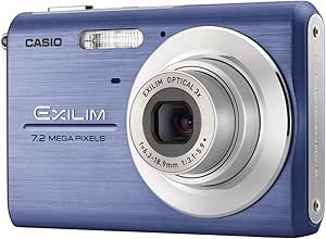 Casio Exilim EX-Z75&nbsp;Digital Camera (7&nbsp;MP, 3x Optical Zoom, 2.6&nbsp;(6.6&nbsp;cm) Display), blue