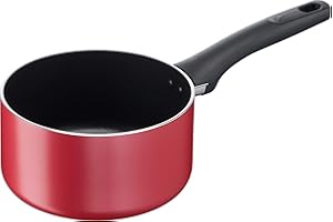 Lagostina Cucina Mediterranea Casseruola Fonda Antiaderente in Alluminio Ø 18 cm, con Indicatore Cottura Thermo-Signal, Manico Ergonomico in Bakelite