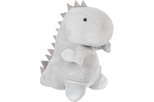 Relaxdays Dörrstopp Dino, tyg med sandfyllning, dörrbuffert för golv