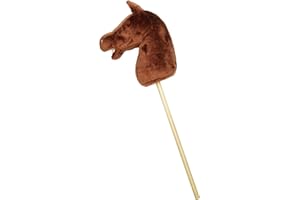 Panduro hobby horse fur real horse toys stick jumps for girls toy craft horse on a stick realistic without sound wooden plug without wheels