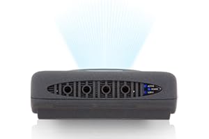 PureMate Ionic Air Purifier with Ioniser Protecting Against Airborne, Allergens, dust Pollen, Asthma Allergies, Personal Desktop Air Cleaner For Home or Work, Eliminates all Germs, 4 Watts