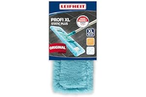Leifheit Funda de Recambio para mopa Profi XL Static Plus, Funda de poliéster Lavable para mopa superabsorbente, Apta para Todo Tipo de Suelos, Funda para mopa Lavable a 40ºC