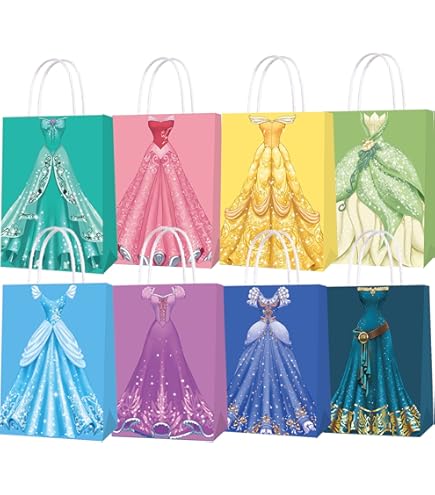 BAJEKO Prinzessin Party Geschenke - 24-teilig Mit UV Stiften & Notizbüchern