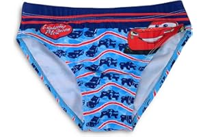 SUN CITY Costume da Mare Disney Cars Ufficiale Saetta per Bambino Slip Bagno Piscina 4200