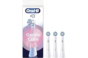Oral-B Testine di Ricambio iO Series Gentle Care, Testine Rotonde Originali, per Gengive Sensibili, 3