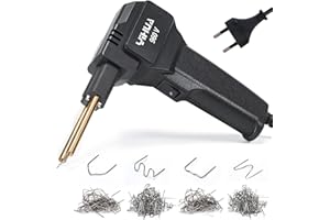 YIHUA 960-V saldatore per plastica con luce a LED 200 graffette calde per la riparazione di crepe plastiche, paraurti auto e serbatoi di carburante in plastica(EU Plug)