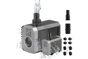 EXLECO Bomba Sumergible para Pecera o Acuario,SUNSUN CHJ-500 7W 500L/h, Submersible Pump Fish Tank de Agua Sumergible, Acuario, Water Strider AC220-240V Acuario Fuentes Estanque Sistemas Hidropónicos