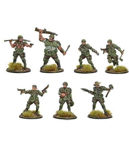 Warlord Games Totenkorps Horde – Axis Miniatures en plastique pour Konflikt 47 miniatures très détaillées à l'échelle de 28 mm