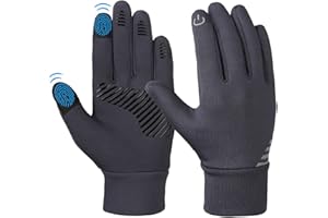 OOPOR Dzieci sporty zimowe rękawice do biegania - ekran dotykowy antypoślizgowe termiczne dzieci ciepłe rękawiczki na zewnątrz dla chłopców dziewcząt jazda na rowerze jazda na rowerze piłka nożna w wieku 4-12 lat