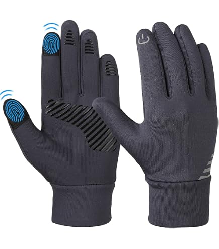 AOTOW Gants D'Hiver Tactiles Pour Enfants 8-10 Ans - Imperméables Thermiques - Garçons Filles