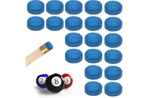 flintronic Biljardköspetsar, styva biljardspetsar, poolkue-tips för snookerspö, ersättning för förbättrad spelkontroll