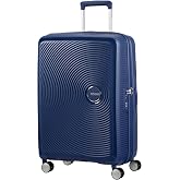 American Tourister Soundbox Large Trolley Case, 67 cm | Midnight Navy Blue, Expandable Hardcase, 67H x 46W x 29D cm, 71.5/81