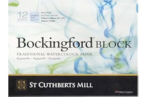 Bockingford Watercolour Block 140lb/300gms 9x12"/228x305mm Cold Press