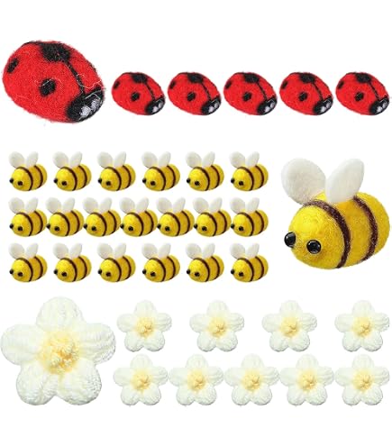 ENLACE Catena Luminosa Con Api E Fiori – 2 Metri, 20 LED – Per Cameretta, Matrimonio, Giardino – Batterie (Non Incluse) - 2