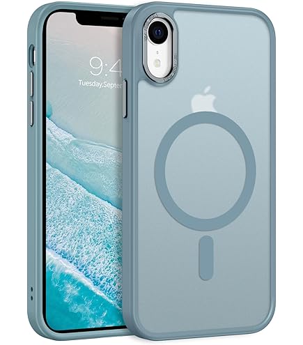 Pepmune Cover Magnetica per iPhone 16e Custodia Compatibile con Magsafe Cornice Ondulata Forma Custodia Trasparente Brillare Glitterata Cover Protettiva Sottile Antiurto Case per iPhone 16e Nero