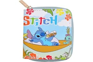 simyron Small Purse Wallet - Leather Credit Id Card Cash Holder Coin Purse Cute Kawaii Cartoon Purses Small Zip Wallet Kids PU Leather Wallet for Boys Girls