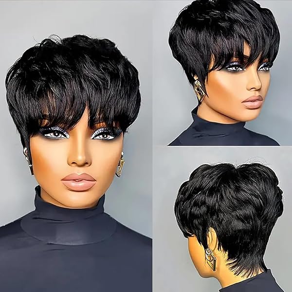 TARA 1-2-3 Echthaar Extensions – 27 Stück, 1B Off Black, Curly, 100% Remy Human Hair