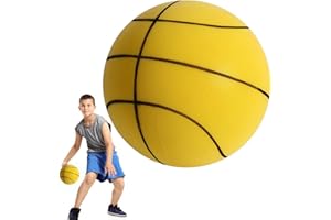 FENYTAY Silent Basketball, Bouncing Ball Silent Basketball, Uncoated High Density Foam Ball, Indoor Training Ball, Soft, Flexible, Lightweight And Easy To Grip, Foam Basketball Dribbling Indoor Quiet Sports