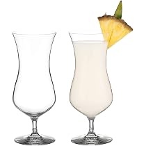 Set 6 Bicchieri Da Cocktail 460 Ml - Longdrink E Smoothie In Vetro Trasparente, Alti 20 Cm, Made In EU, Senza Piombo, Per Bar E Casa