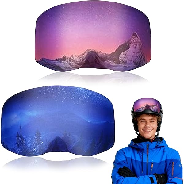 Skibrilbescherming overtrek, 2 stuks skibrillen bescherming, skibril beschermhoes, beschermhoes skibril anti-kras & anti-stof, skibril overtrek slijtvast als brillenglas bescherming voor skibrillen (C Skibrilbescherming overtrek, 2 stuks skibrillen bescherming, skibril beschermhoes, beschermhoes skibril anti-kras & anti-stof, skibril overtrek slijtvast als brillenglas bescherming voor skibrillen (C