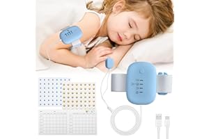 VIHBRAI Bed Wetting Alarm for Children,Bedwetting Alarm with High Sensitivity Sensor,USB Rechargeable Bedwetting Sensor Monitors for Baby Toddler and Elderly Adults with Sound and Vibration