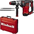 Einhell TE-RH 40 3F Rotary Hammer Drill Kit | SDS Max 3-in-1 Drill - Pneumatic Impact Drilling / Chiselling With and Without Lock | 1050W, 10 Joule Impact Force, Anti-Vibration System