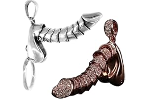 ZZTAE Pendentif pénis érectable drôle, collier sexy en forme de tige créative, collier pendentif sexuel créatif personnalisé, hommes adolescentes filles debout pendentif ornement cadeau ( Color : 2pcs )