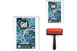 INNOVAYOU 5 * 7 et 8 * 10 Pouce Gel Press, Plaques de Gel Imperméables et Lavables, Idéales Pour la Fabrication de Cartes, l'artisanat, le Scrapbooking, les Agendas et la Décoration Intérieure
