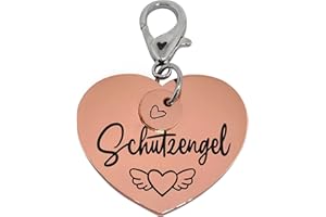 Soulhorse Exklusive Pferdemarke, Glücksmarke, Trensenanhänger Schutzengel, Glücksbringer fürs Pferde, Ponys und Hunde, Glücksanhänger, Halfter Marke, Herzmarke