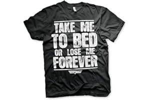 DIFUZED Top Gun Officially Licensed Take Me to Bed Or Lose Me Forever Mens T-Shirt