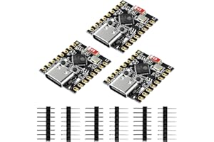 Heemol 3 Stück für ESP32-C3 Super Mini Entwicklungsboard mit WiFi/Bluetooth 5.0 ESP32 Mini Modul, RISC-V 32-Bit-CPU, 160 MHz, 400KB SRAM, Ideal für IoT Arduin0 Wearables & Smart Home