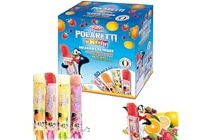 GENERIC Dolfin Polaretti Fruit Juice Freezer Pops Ice Lollies Freeze Pack of 80x40ml