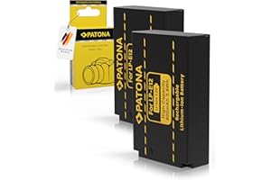 PATONA 2x Batteria LP-E12 Compatibile con Canon EOS 100D, EOS M, M2, M10, M50, Rebel SL1