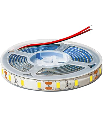 LED-Universum 9m LED-Streifen Set Warmweiß (60 LED/m, IP65, 12V) Inkl. Netzteil – Für Wohnzimmer, Küche, Balkon