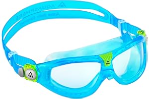 Aquasphere Seal KID | Lunettes de Natation, Lunettes de piscine pour enfants 3 ans+ avec protection UV, joint en silicone et des verres anti-buée et anti-fuite pour garçon & fille